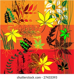 art autumn card background