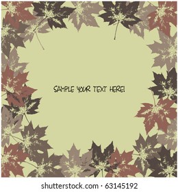 art autumn vintage background