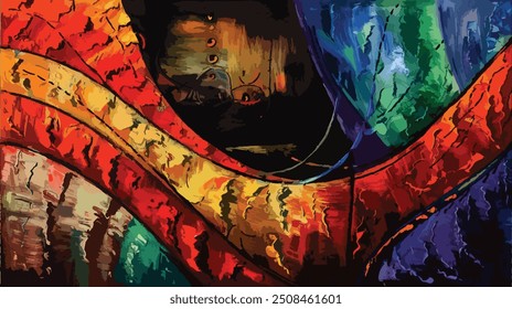 Kunst, Bewusstheit, Kulisse, Sein, hell, bunt, Komposition, zeitgenössisch, Kreativität, Dekoration, dekorativ, Droge, Ewigkeit, Existenz, gebrochen, Fragment, Kopf, Mensch, Mensch, Idee