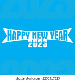 logotipo de diseño de fondo artístico. 2023 feliz logotipo de año nuevo más reciente folleto de fondo otras texturas ilustración de banner