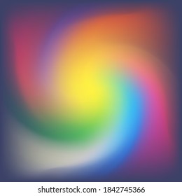 Art background with different colors swirl. The concept of a vortex with different colors.