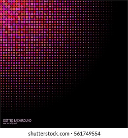 Art Background Dotted texture. Halftone dots vector texture background