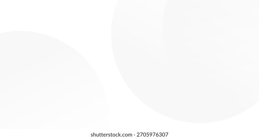 Art background with gray circle. White and grey abstract modern transparency circle presentation background. Vector circles template vector design. Object web design. Round modern