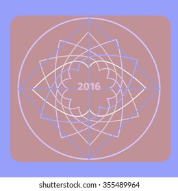 Art background for happy new year