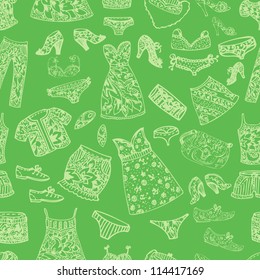 art background seamless clothing collection
