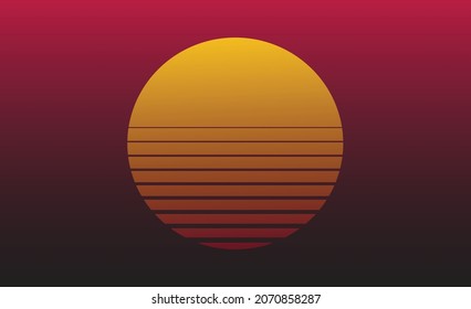 Fondo artístico con bello sol 