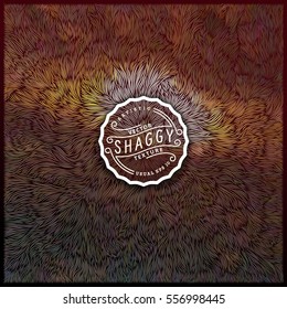 Art background with texture of chaotic wavy smears