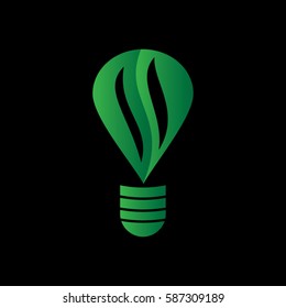 the art balloon
 icon logo leaf 