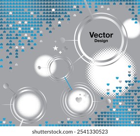 art banner pattern design template vector element decoration abstract heart cover curve glossy graphic modern motion brochure cover vector