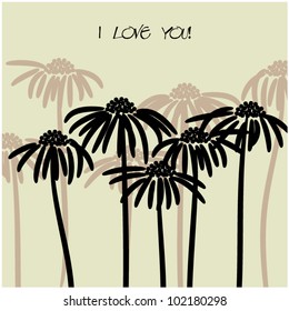art beautiful floral vector background