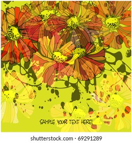 art beautiful flower background