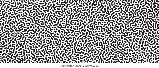 The Art of Biological Motion Monochrome Turing Reaction Diffusion Patterns Inspired by Organic Shapes and Designs