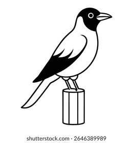 art black bird icon animal