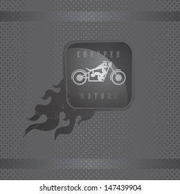 art black fire motorcycle