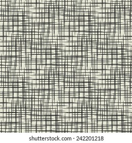 art black graphic geometric seamless pattern, square background with grunge chaotic lines