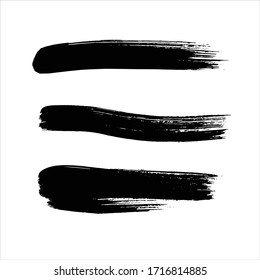 art black ink abstract brush stroke paint background