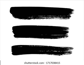 art black ink abstract brush stroke paint background