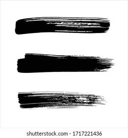 art black ink abstract brush stroke paint background