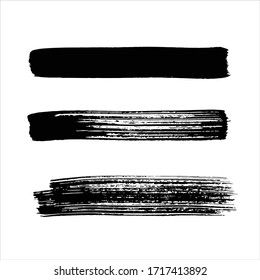 art black ink abstract brush stroke paint background