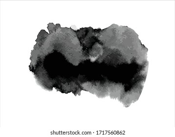 art black ink abstract brush stroke paint background