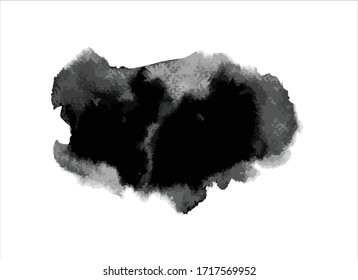 art black ink abstract brush stroke paint background