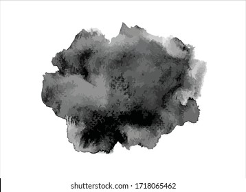 art black ink abstract brush stroke paint background