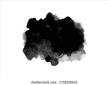 art black ink abstract brush stroke paint background