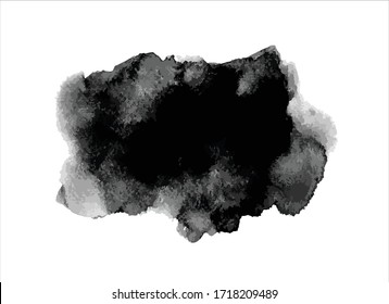 art black ink abstract brush stroke paint background