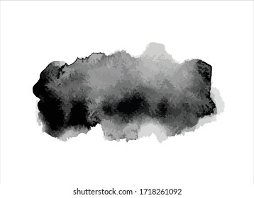 art black ink abstract brush stroke paint background