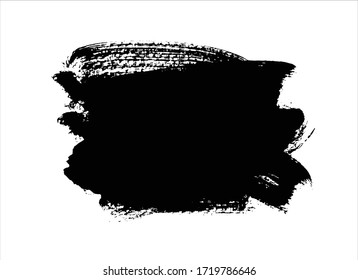 art black ink abstract brush stroke paint background