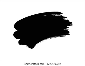 art black ink abstract brush stroke paint background