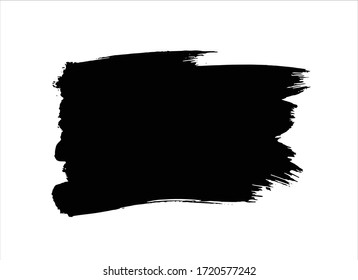 art black ink abstract brush stroke paint background