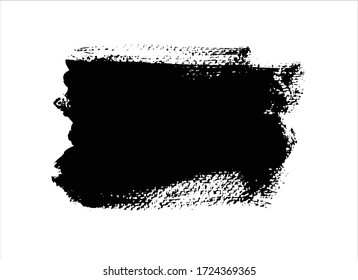 art black ink abstract brush stroke paint background