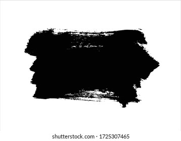 art black ink abstract brush stroke paint background
