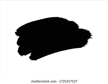 art black ink abstract brush stroke paint background