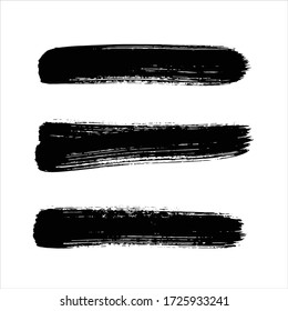 fond de la peinture abstraite de trait de brosse à encre noire d'art