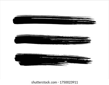 art black ink abstract brush stroke paint background