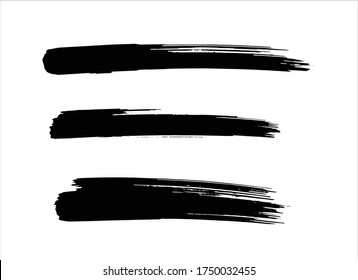 art black ink abstract brush stroke paint background