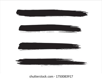 art black ink abstract brush stroke paint background