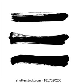 art black ink abstract brush stroke paint background