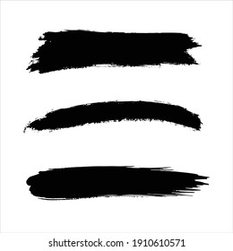 art black ink abstract brush stroke paint background