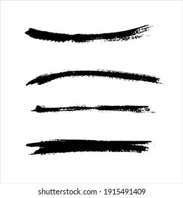 art black ink abstract brush stroke paint background