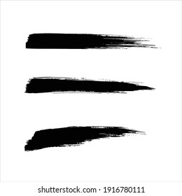 art black ink abstract brush stroke paint background