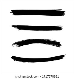 art black ink abstract brush stroke paint background