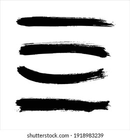 Art Black Ink Abstract Brush Stroke Paint Background