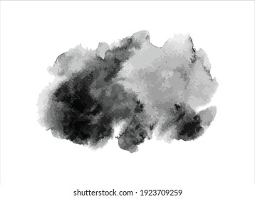 art black ink abstract brush stroke paint background