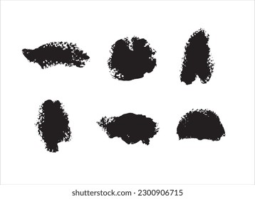 art black ink abstract brush stroke paint background