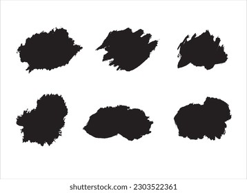 art black ink abstract brush stroke paint background