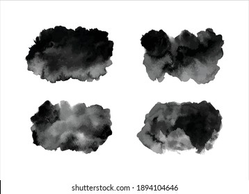 art black ink brush stroke paint texture