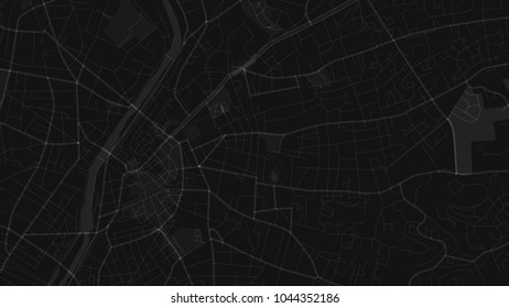 art black white map city